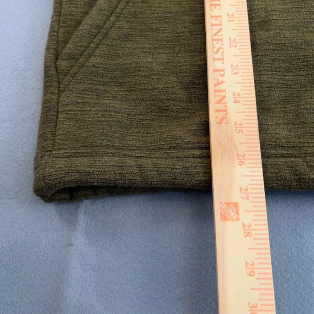 Bonobos‎ Mens Pullover 1/4 Zip Fleece Sweater Olive Green Gorilla Logo Size M
